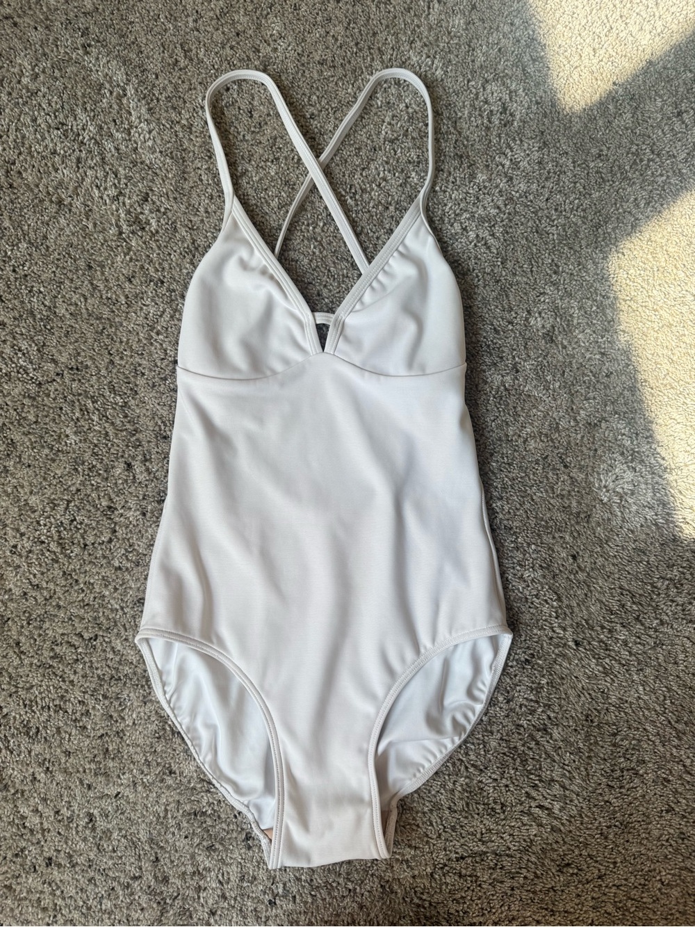 Eleve white leotard